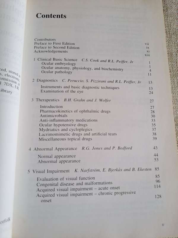 Small Animal Ophthalmology: A Problem Oriented Approach 2nd Edition