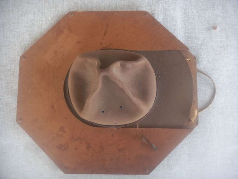 Boy Scouts "Campaign" hat ( same as the "mounties" ) with hat brim press