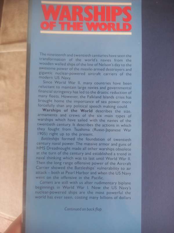 Warships of the World - Anthony Preston