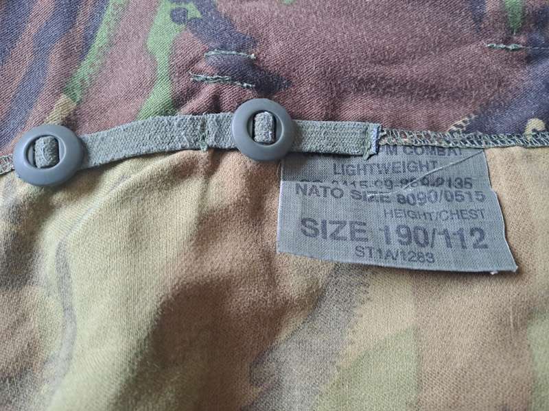 Combat Jacket Camo DPM (DCTA) Lightweight  Size 190/112