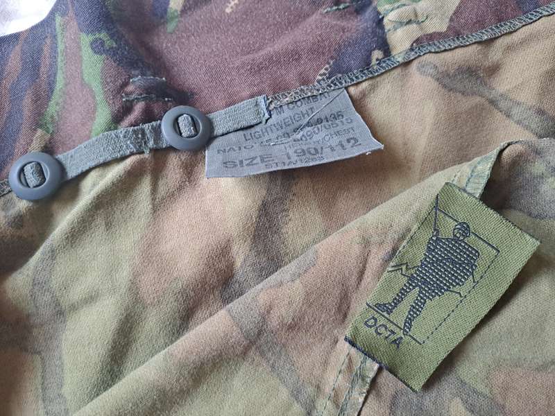 Combat Jacket Camo DPM (DCTA) Lightweight  Size 190/112