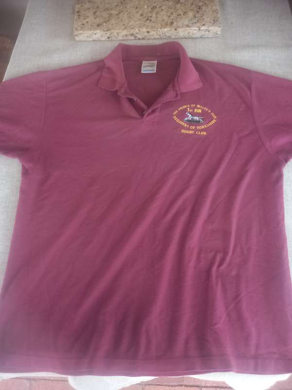 Golf Shirt - The Prince of Wales Own Regiment of Yorkshire - 1st Battalion Rugby Club
