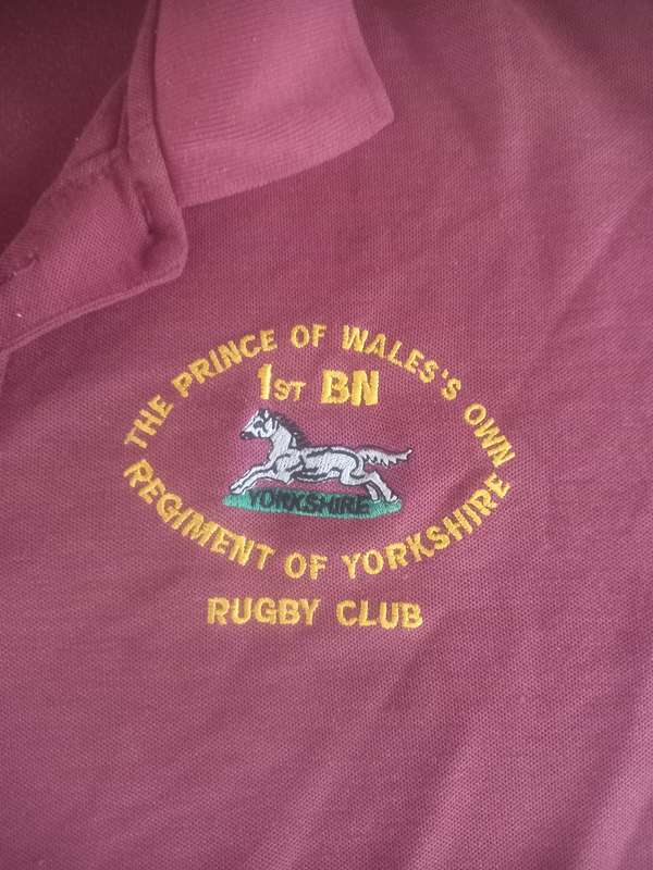 Golf Shirt - The Prince of Wales Own Regiment of Yorkshire - 1st Battalion Rugby Club