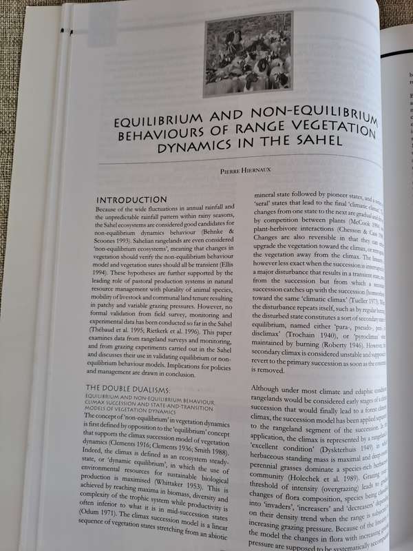 Rangelands at Equilibrium and Non-Equilibrium