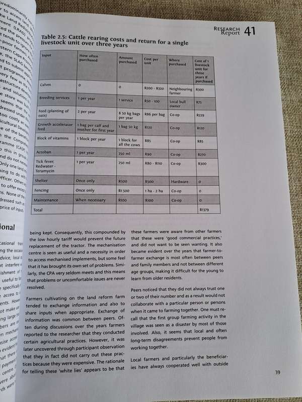 Research Report 41: Strategies to support South African smallholders as a contribution to government