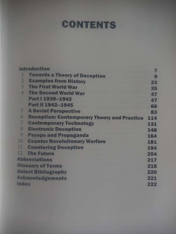 The Art of Deception in Warfare **Signed** - Colonel Michael Dewar