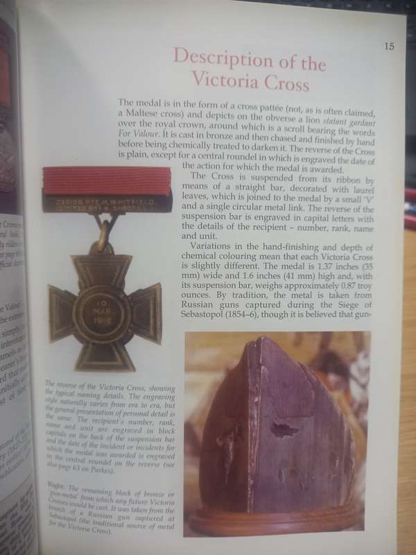 The Victoria Cross  Peter Duckers (A Shire Book)