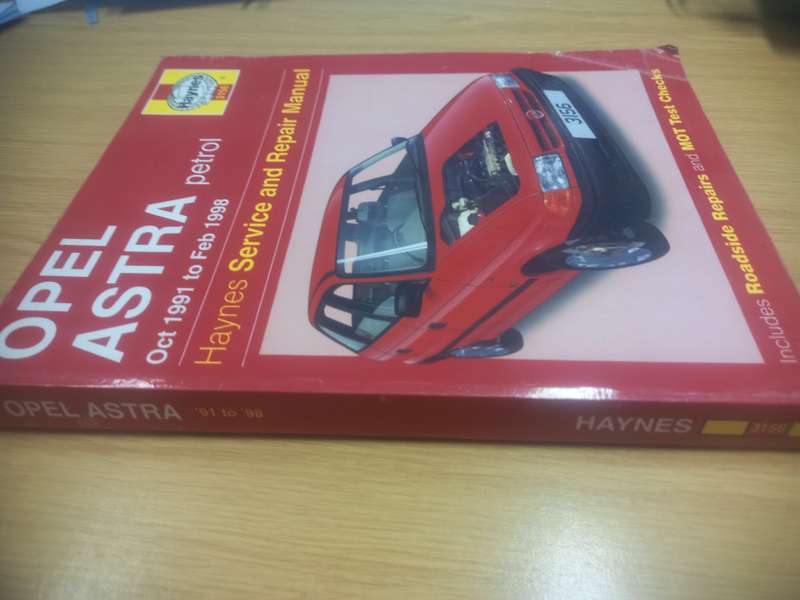 Opel Astra petrol - Oct 91 to Feb 98 - Haynes Service and Repair Manual