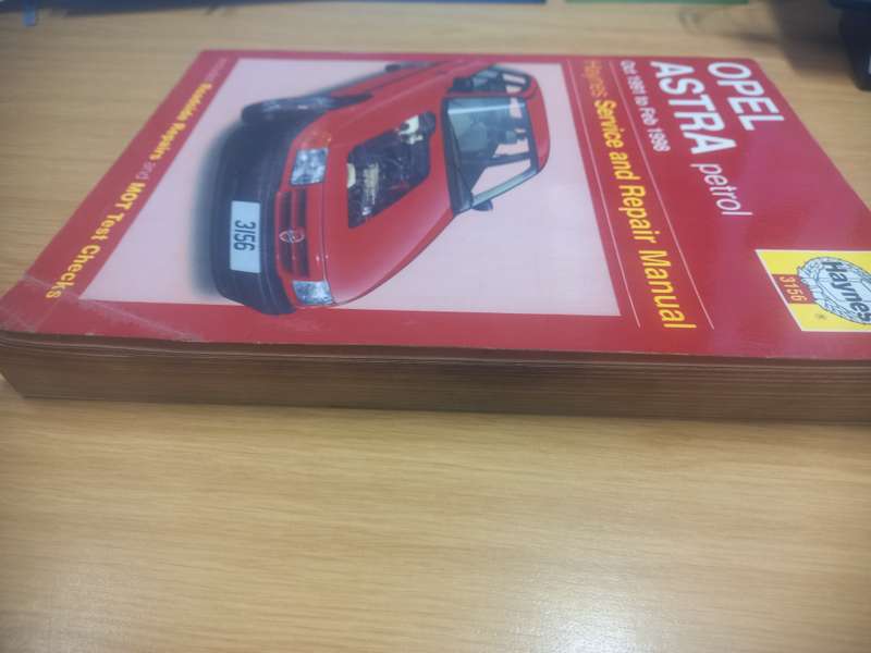 Opel Astra petrol - Oct 91 to Feb 98 - Haynes Service and Repair Manual
