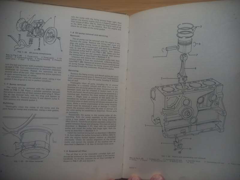 Golf N, L 1100 - Owners Workshop Manual - 1974 to 1976 - Autobook 881