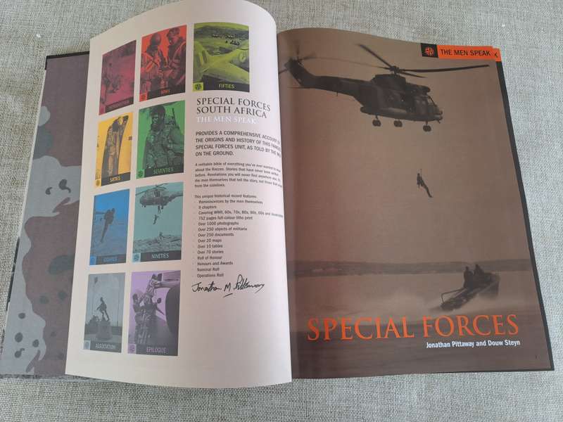 SASF - South African Special Forces - The Men Speak - Jonathan Pittaway and Douw Steyn * SIGNED*