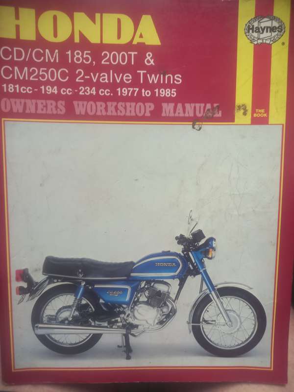 Honda CD/CM 185, 200T and CM250C - 1977 to 1985 - Owners Workshop Manual - Haynes