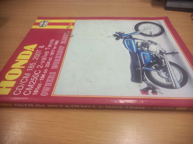 Honda CD/CM 185, 200T and CM250C - 1977 to 1985 - Owners Workshop Manual - Haynes