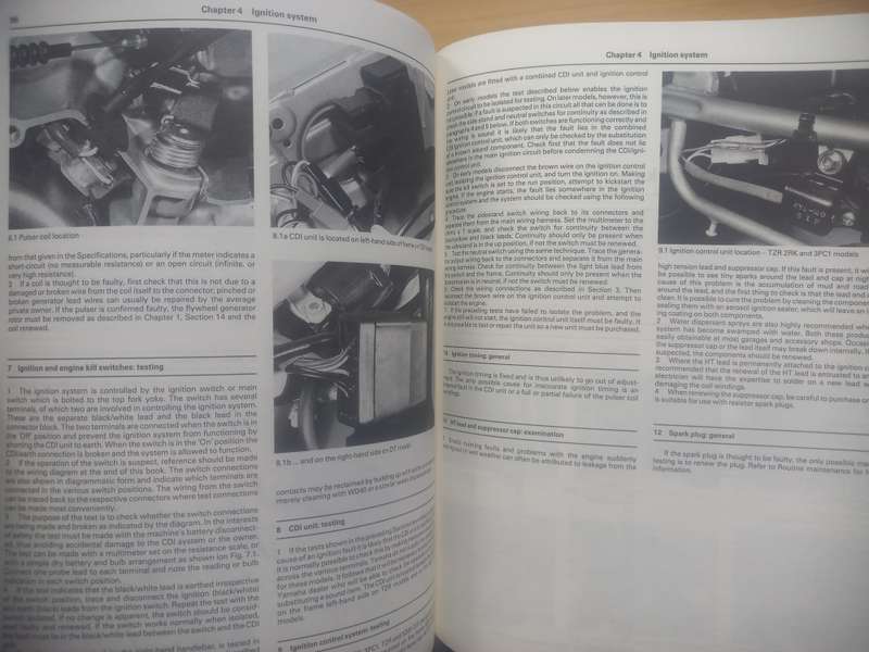 Yamaha TZR125 and DT125 R - 1987 to 1990 - Owners Workshop Manual - Haynes
