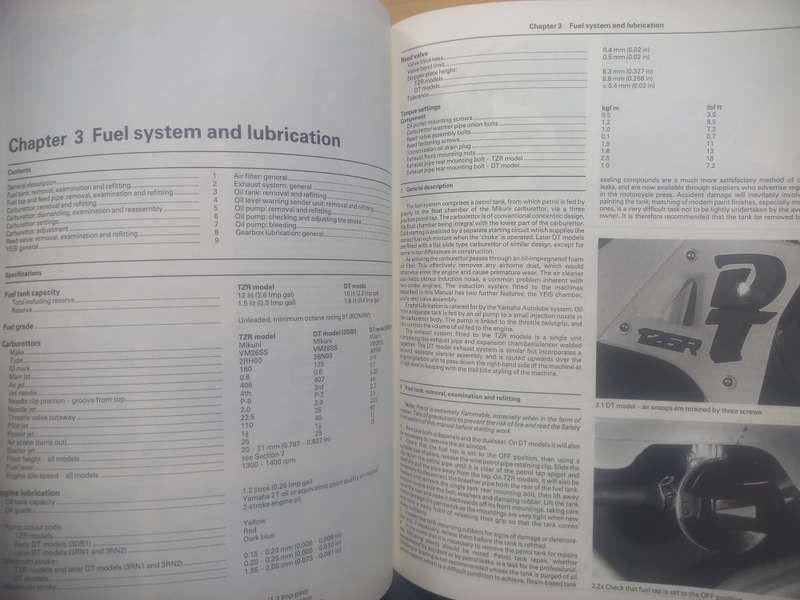 Yamaha TZR125 and DT125 R - 1987 to 1990 - Owners Workshop Manual - Haynes