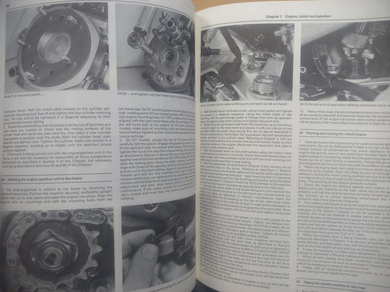Yamaha TZR125 and DT125 R - 1987 to 1990 - Owners Workshop Manual - Haynes