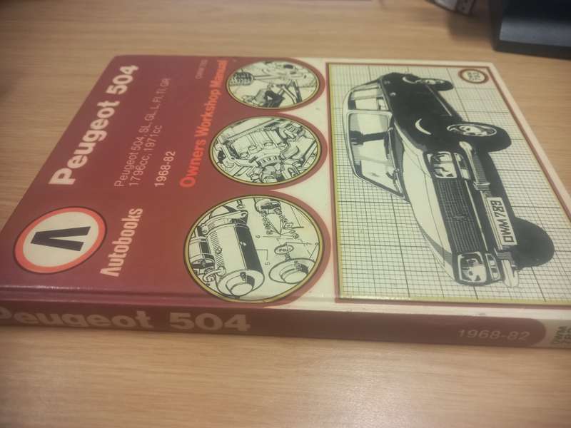 Peugeot 504 - 1968 to 82 - Owners Workshop manual - Autobooks