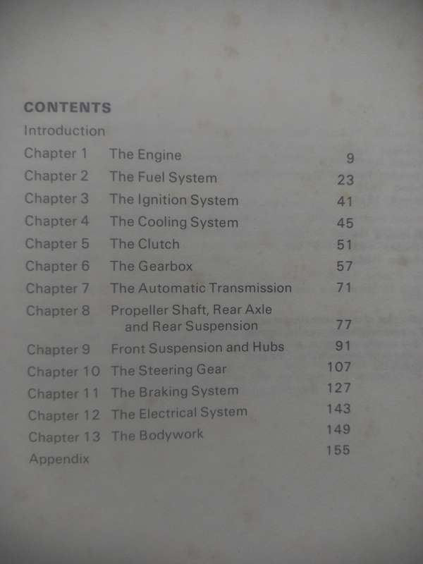 Peugeot 504 - 1968 to 82 - Owners Workshop manual - Autobooks