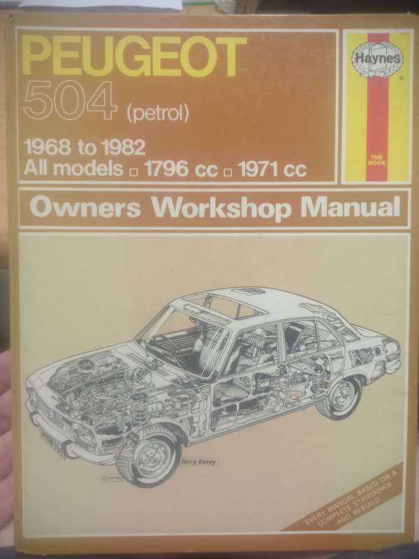 Peugeot 504 petrol - 1968 to 1982 all models - Owners Workshop Manual - Haynes