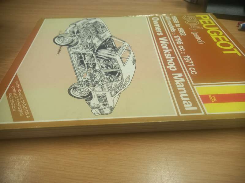 Peugeot 504 petrol - 1968 to 1982 all models - Owners Workshop Manual - Haynes