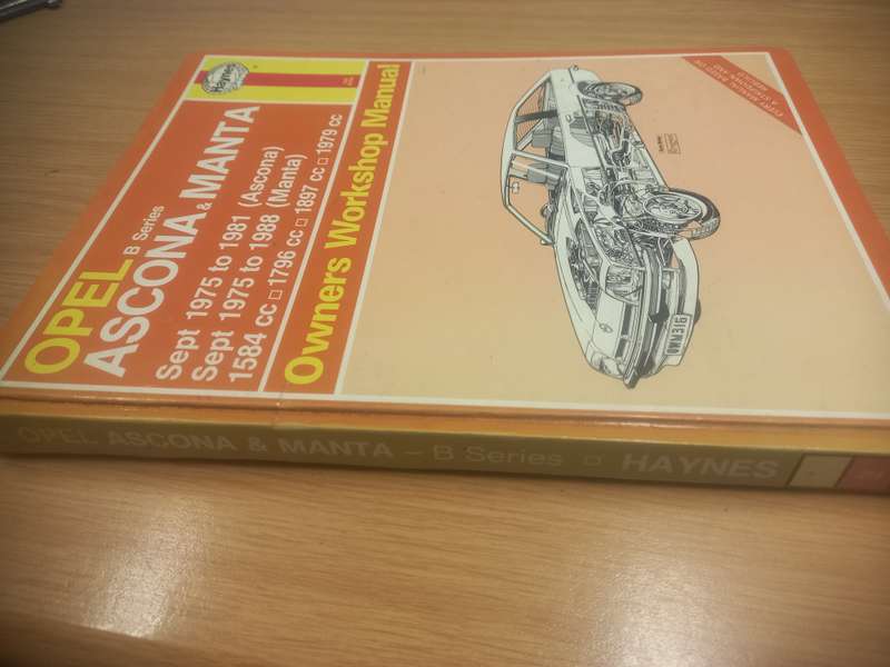 Opel B-Series Ascona & Manta - Owners Workshop Manual - Haynes