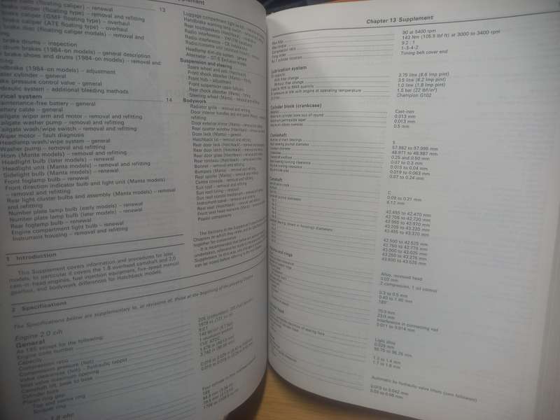 Opel B-Series Ascona & Manta - Owners Workshop Manual - Haynes