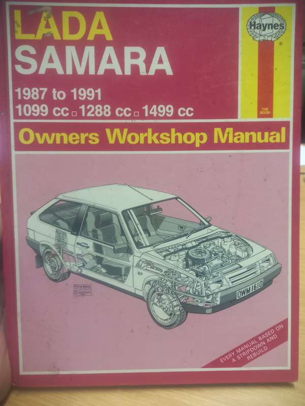 Lada Samara - 1987 to 1991 - Owners Workshop manual - Haynes