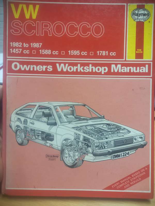 VW Scirocco - 1982 to 1987 - Owners Workshop Manual - Haynes
