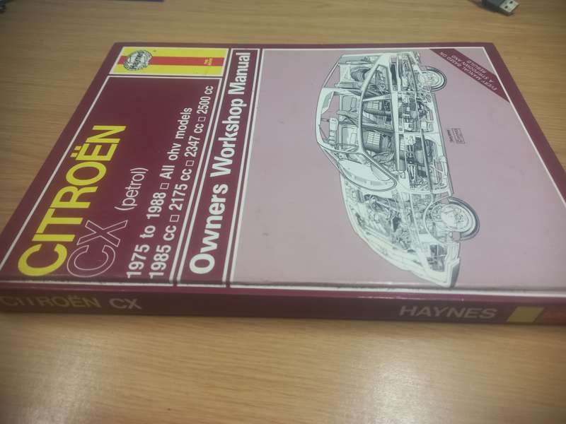 Citroen CX petrol - 1975 to 1988 - Owners Workshop Manual - Haynes