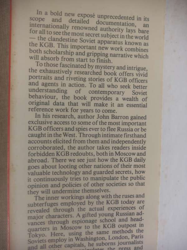 KGB Today - The Hidden Hand - John Barron