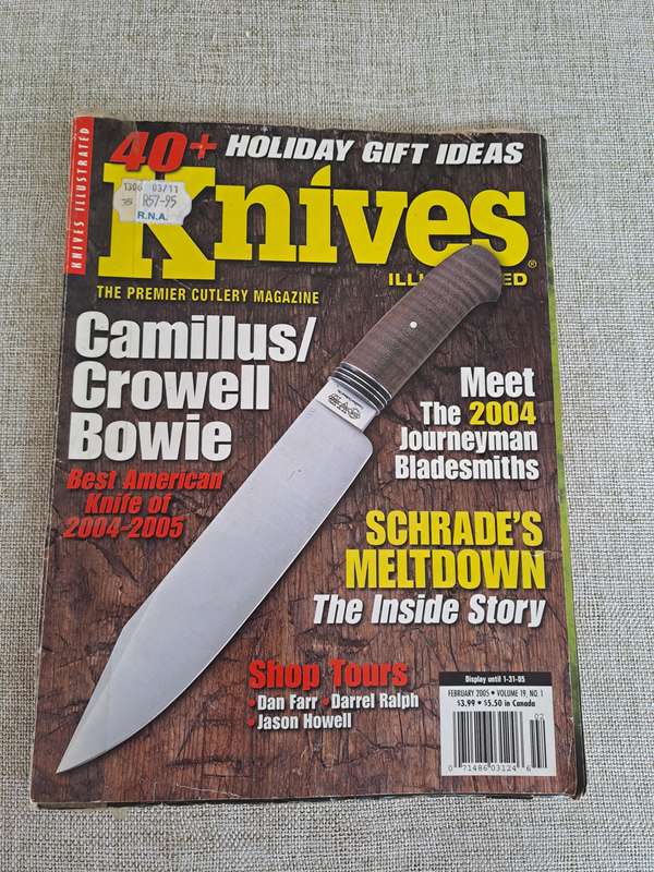 Knives Illustrated 5 Magazines, Damascus Notes & Making a Forge