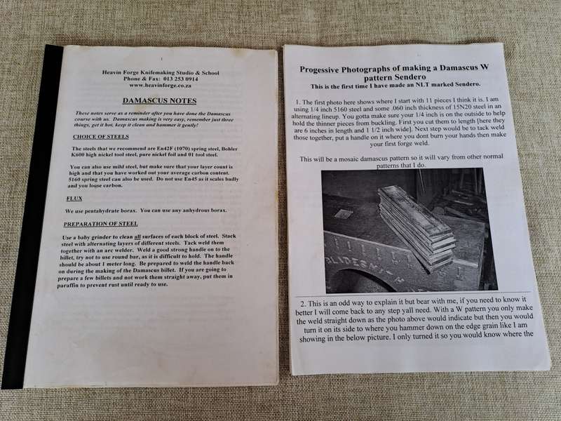 Knives Illustrated 5 Magazines, Damascus Notes & Making a Forge