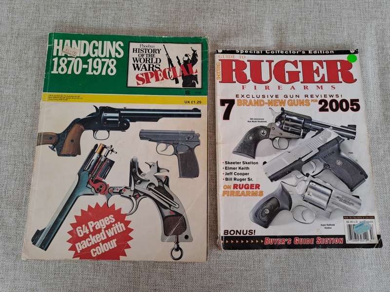 Gun and Military Magazines x 6