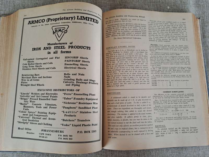 The African Building and Engineering Manual 1944