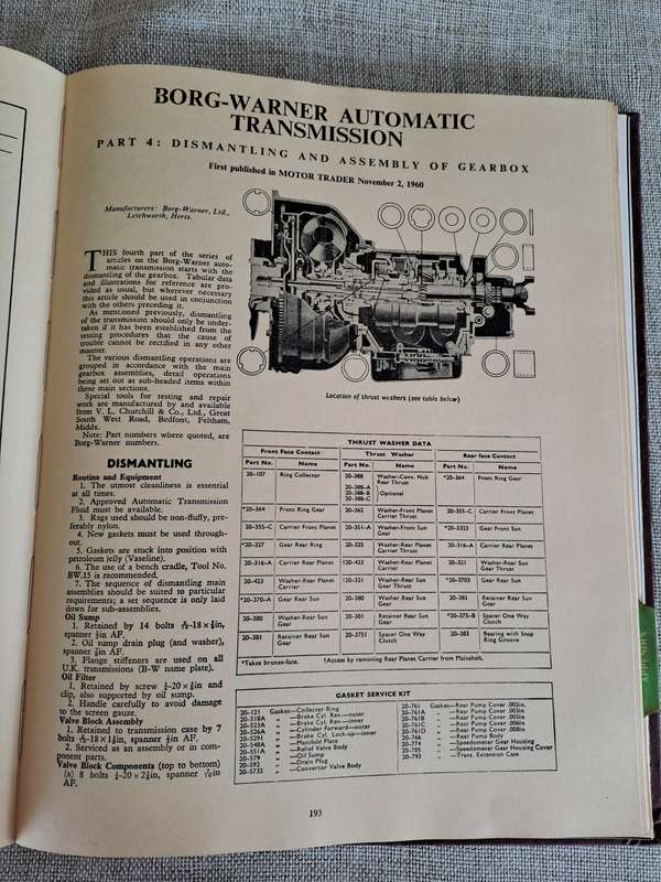 Servicing Guide to British Motor Vehicles Volume 6