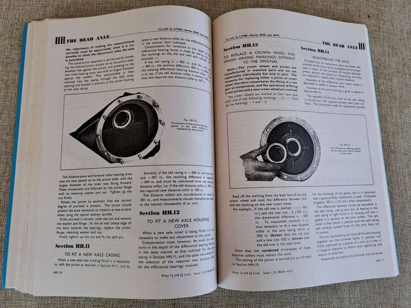 Riley Workshop Manual 1.5 Litre and 2.5 Litre