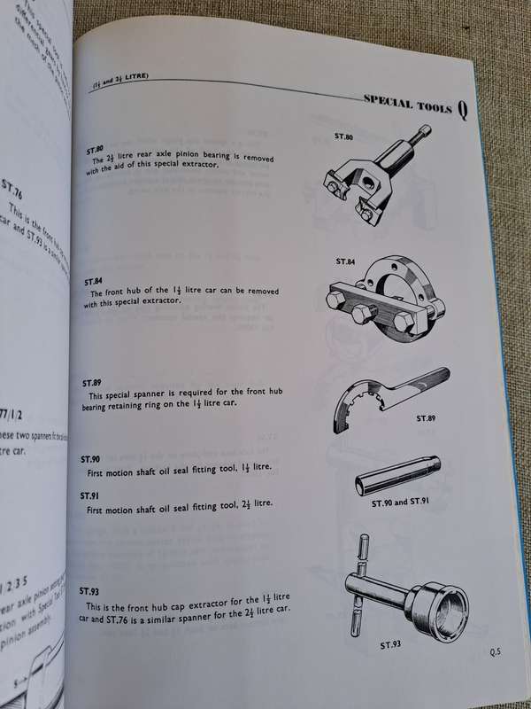 Riley Workshop Manual 1.5 Litre and 2.5 Litre