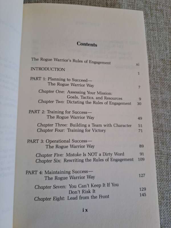 The Rogue Warriors Strategy for Success: A commandos Principles of Winning - Richard Marcinko