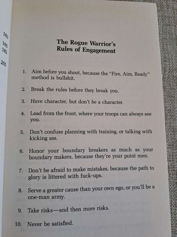 The Rogue Warriors Strategy for Success: A commandos Principles of Winning - Richard Marcinko