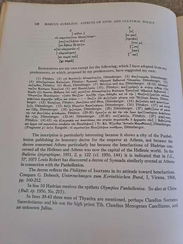 Marcus Aurelius: Aspects of Civic and Cultural Policy in the East (Hesperia Supplement)
