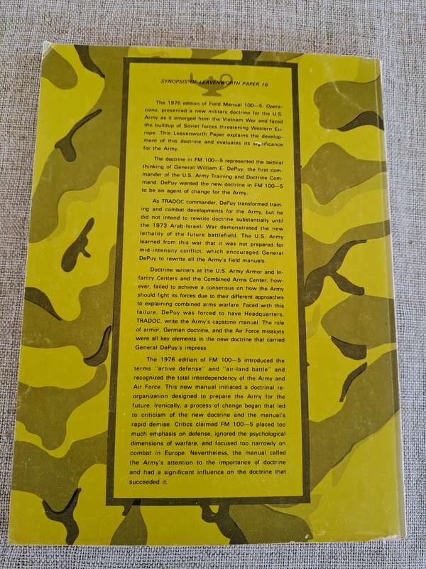 Leavenworth Papers No. 16 - MAJ Paul H. Herbert