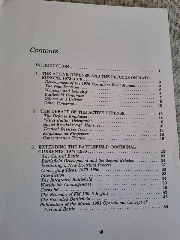 From Active Defense to AirLand Battle: The Development of Army Doctrine, 1973-1982