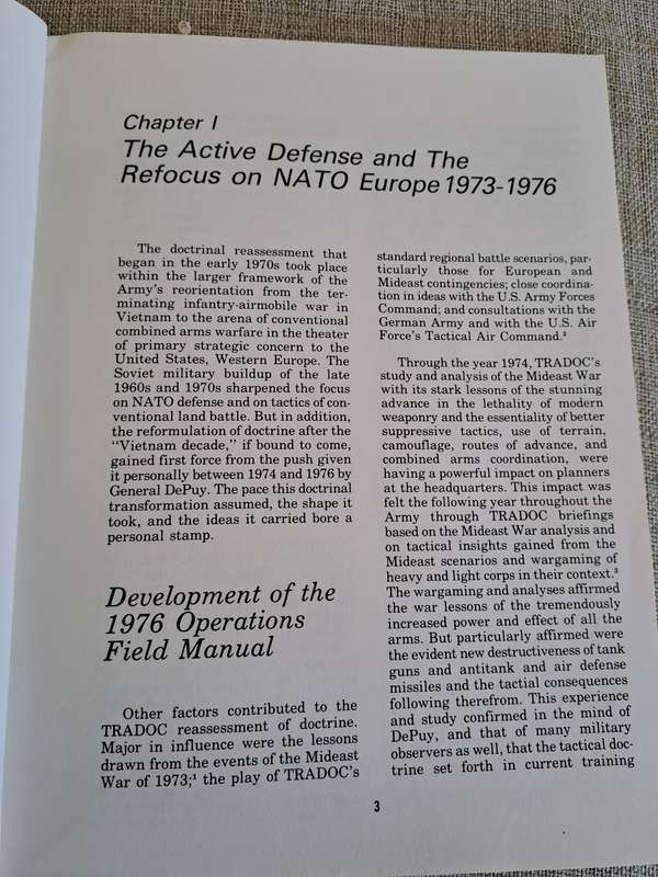 From Active Defense to AirLand Battle: The Development of Army Doctrine, 1973-1982