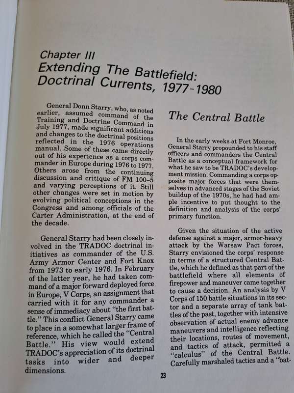 From Active Defense to AirLand Battle: The Development of Army Doctrine, 1973-1982