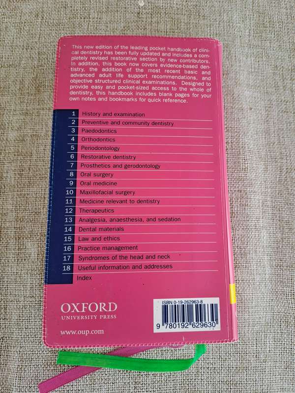 Oxford Handbook of Clinical Dentistry 3rd Edition