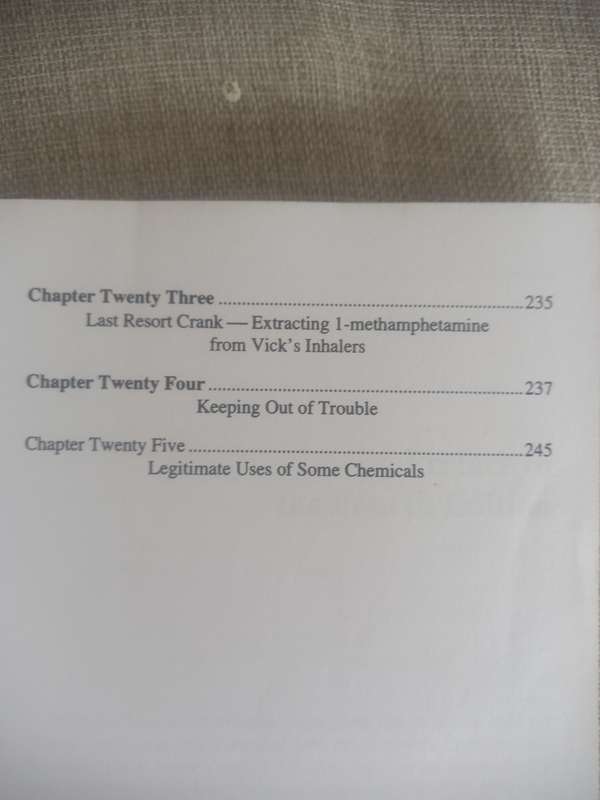 Secrets of Methamphetamine Manufacture: Including Recipes for MDA, Ecstacy, and Other Psychedilic Am