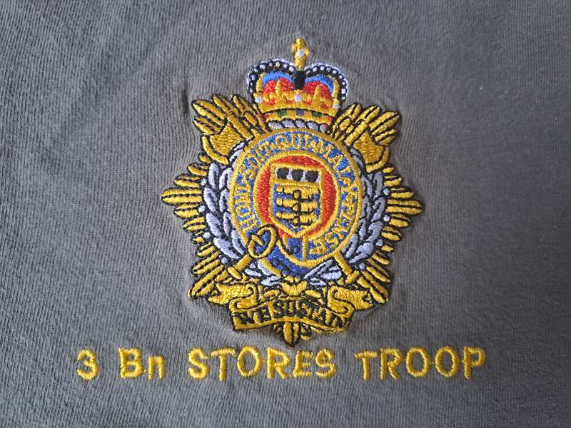 Shirt Short Sleeve  3 Bn Stores Troop  Size Medium