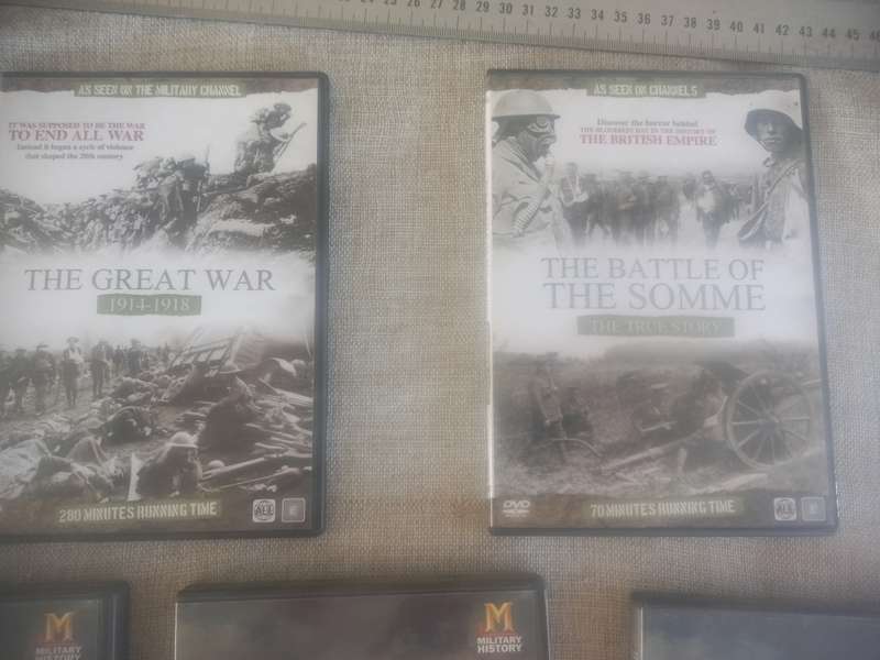 The Great War - World War DVDs x 8