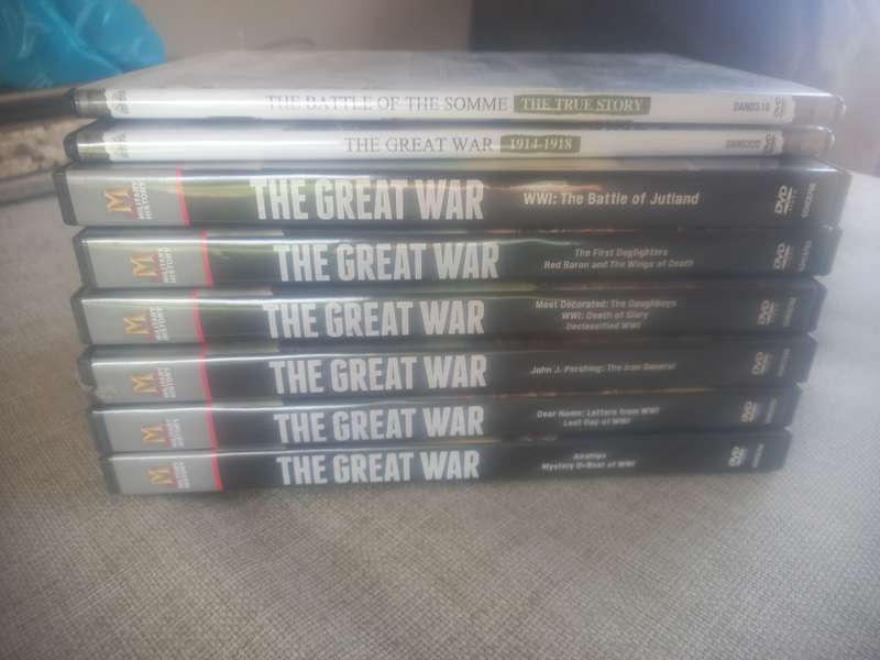 The Great War - World War DVDs x 8
