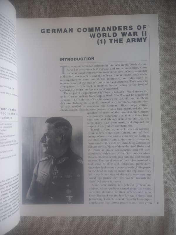 German Commanders of World War II (1): Army - Osprey Elite 118